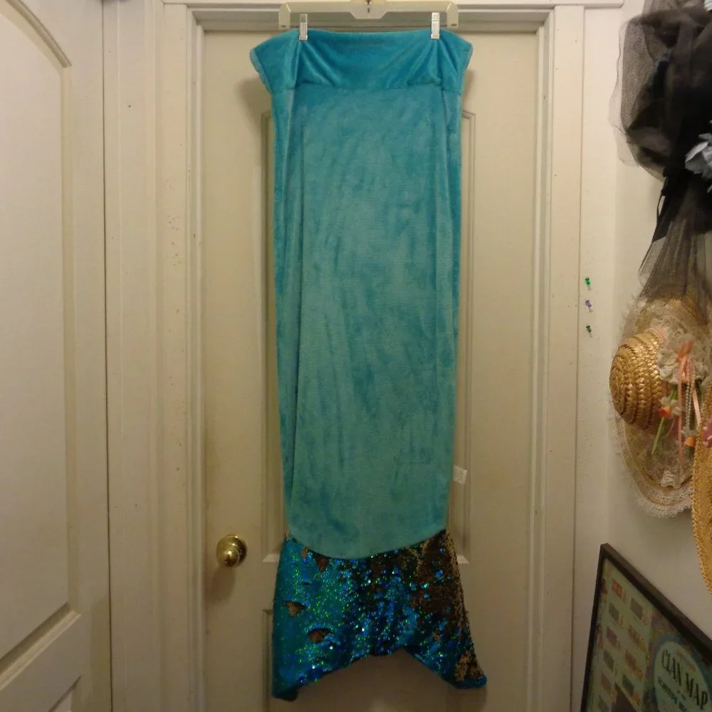 MERMAIDCORE SOFT AQUA BLING GIRLS SLEEPING BAG